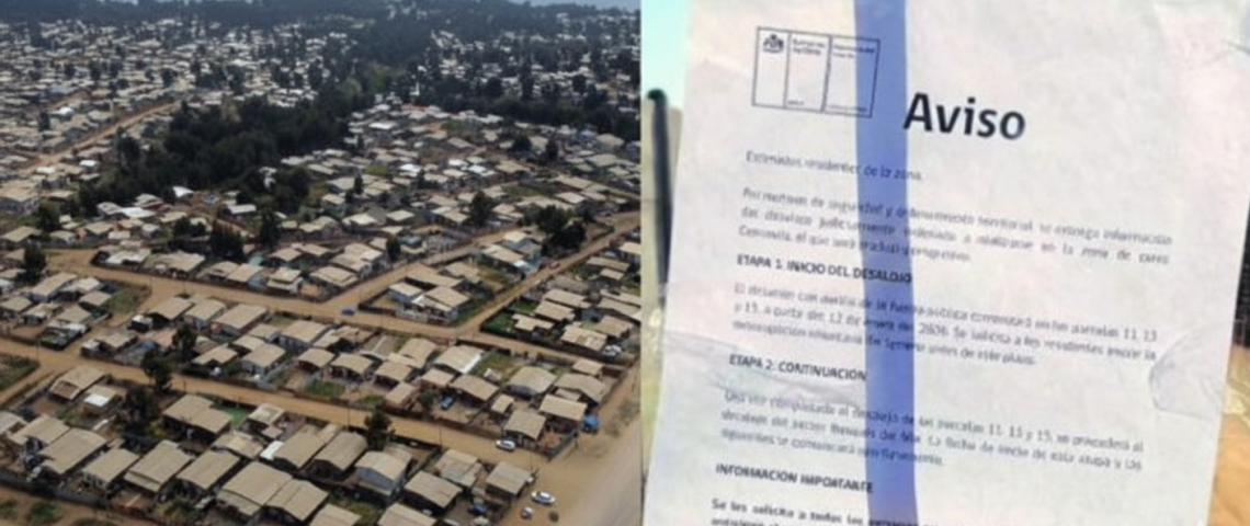 “Como un balde de agua fría”: sorpresa en megatoma de San Antonio por aviso de desalojo inminente