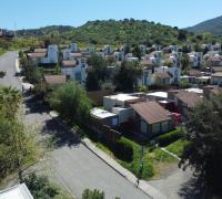 Vista aérea de la propiedad