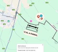 distante a 12 kilómetros al oriente de la ciudad de Parral.- 