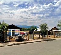 Hermoso frontis de la casa en Larmahue