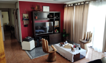 Living remodelado, dando amplitud.