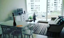 living comedor con mesa comedor- sillón- tv incluido