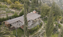 Vista aérea de casa principal 