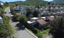 Vista aérea de la propiedad