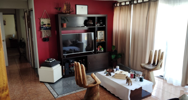 Living remodelado, dando amplitud.