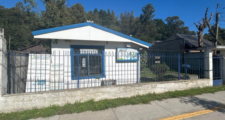 frente de la propiedad de 2300 m2