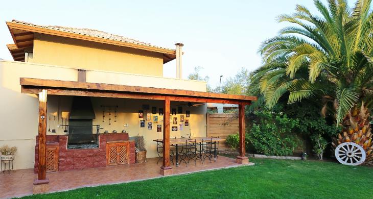 Terraza techada