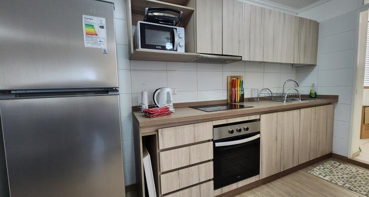 contarás con cocina completamente amoblada y equipada