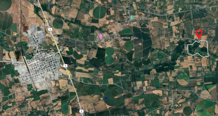 Terreno distante a 12 kilómetros al oriente de la ciudad de Parral