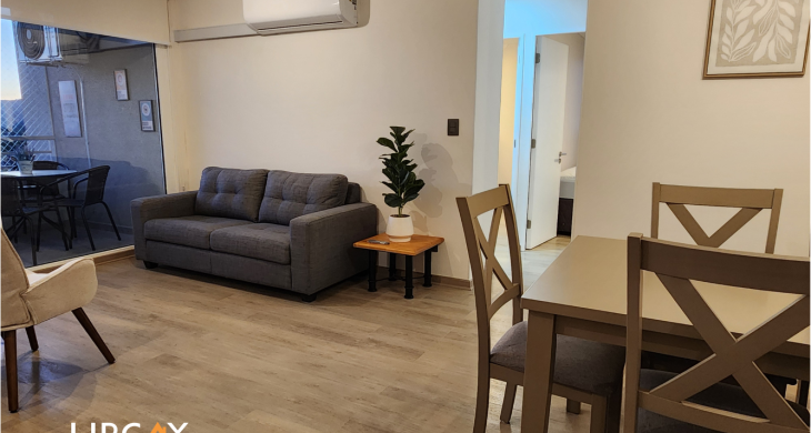 Amplio living comedor