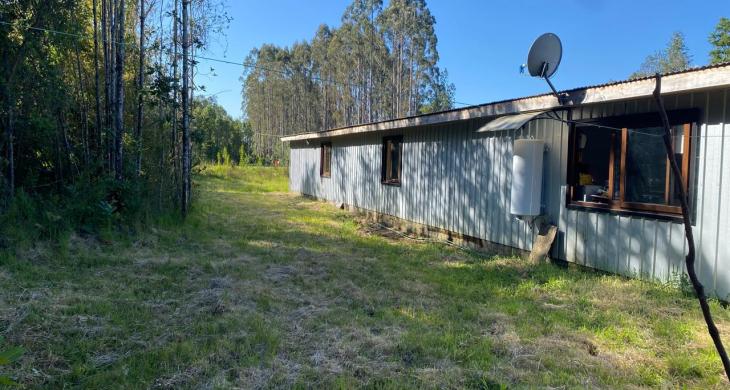 Parte trasera de la casa