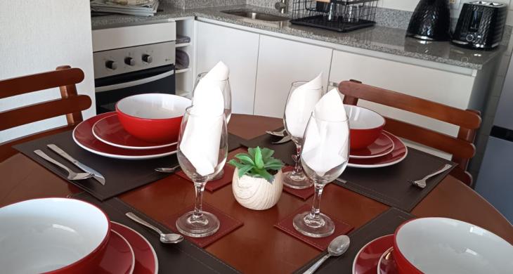 Durante periodo Exponor a $357.000 la noche, nuestros departamentos vienen equipados con todo lo que necesitas para tu cómoda estancia.